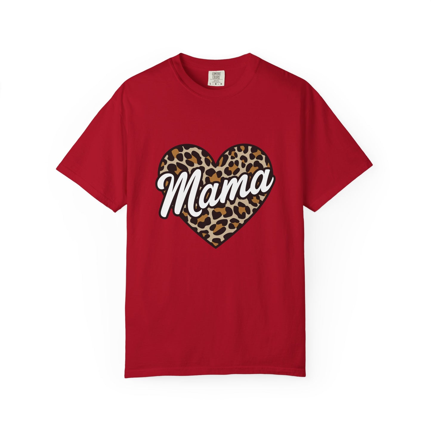 Mama Leopard Heart T-Shirt