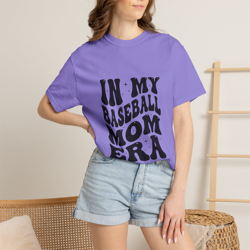 Baseball Mom T-Shirt - "In My Baseball Mom Era" Vintage Graphic Tee