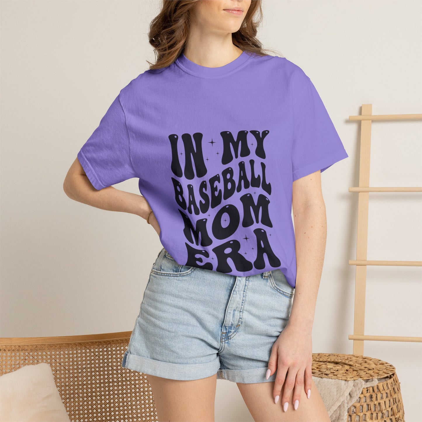 Baseball Mom T-Shirt - "In My Baseball Mom Era" Vintage Graphic Tee