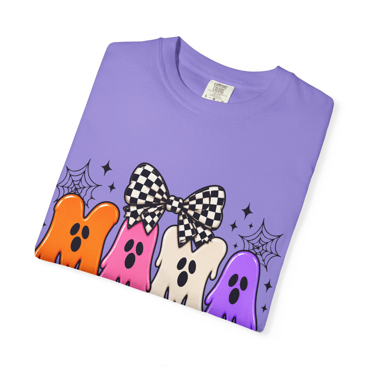 Mama Ghosts Halloween T-Shirt — Cute Spooky Mom Tee with Pumpkins